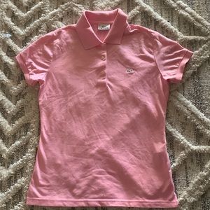 Vintage Lacoste Pink Collared Shirt